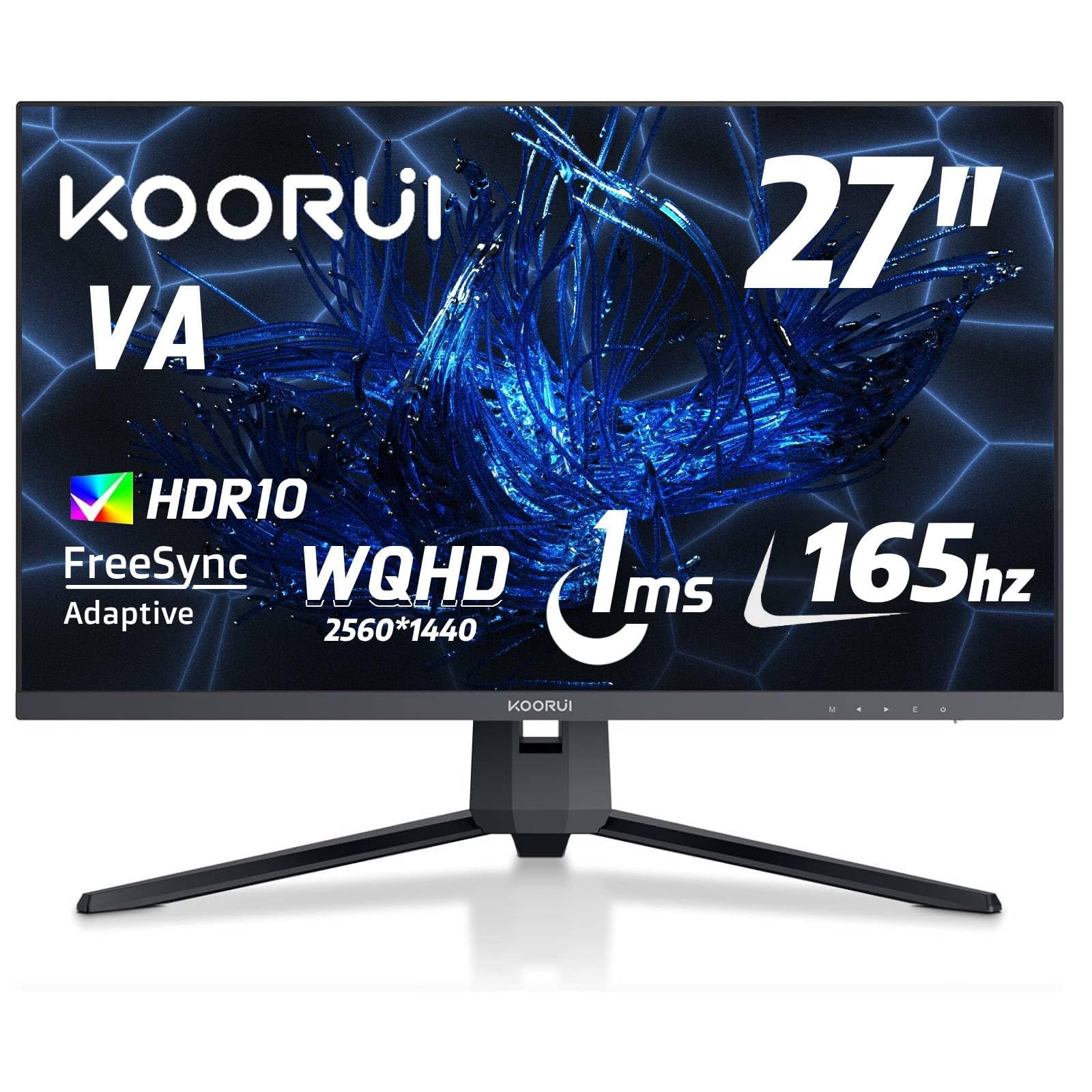 KOORUI ゲーミングモニター 27インチ 曲面 QHD 144Hz Amazon.co.jp: KOORUI 27 Inch Gaming Monitor, 27E1QA, QHD, 2560 x